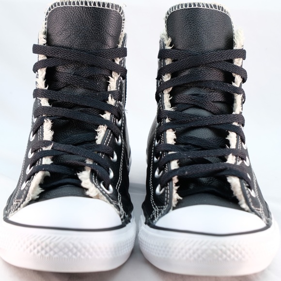 converse with fur trim